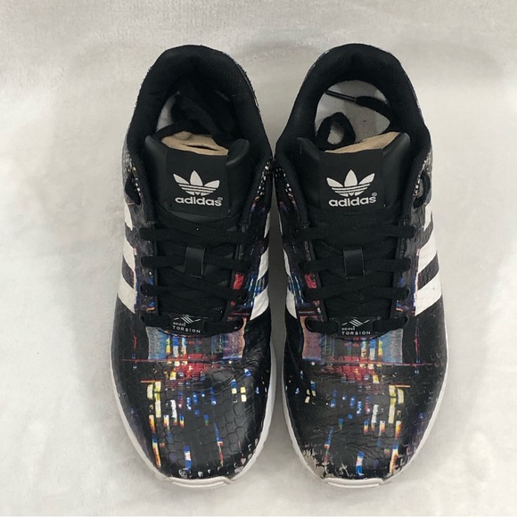 Adidas ZX FLUX TOKYO CITYSCAPE Running 8000 TORSION Boost Gym Shoes Womens 8.5. - Picture 2 of 12